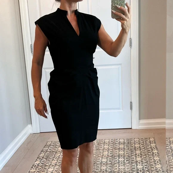 Dar-Ti | Dresses | Darti Elegant Black Dress Knee Length Size Small |  Poshmark